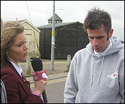 Pupils interview councillor Pierre Oxley