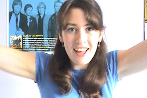 Kimberley's about to go and find out her long awaited exam results.