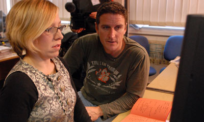 Lowri writes her script