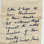 A letter from the PMs wife, Constantine Churchill.