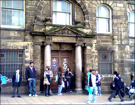 Sheffield's old Town Hall on Waingate - a bit grim