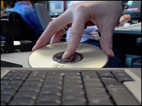 Music on computer disc