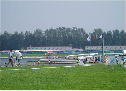 The facilities in Beijing are being built to schedule