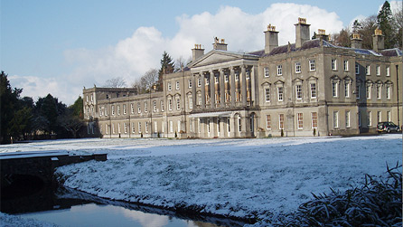 Plas Glynllifon, Caernarfon after the snow. 