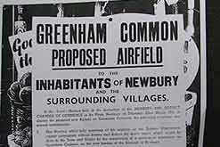 Greenham commmon protest poster