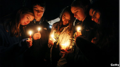 Homenaje a las víctimas de Sandy Hook