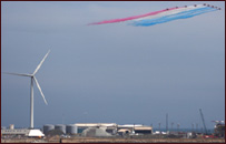 Gulliver and the Red Arrows in Lowestoft