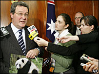 Former Australian Foreign Minister Alexander Downer