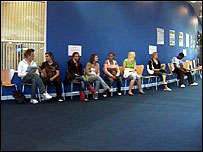 Queue for A level results