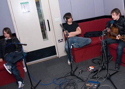 The Enemy joined The Chris Moyles Show for an intimate Live Lounge performance just before they appear at Radio 1's Big Weekend in Maidstone.