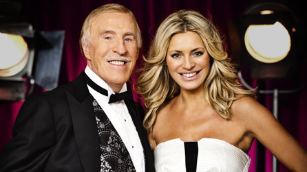 Bruce Forsyth and Tess Daly