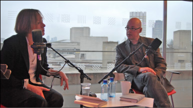 John Boyne and Harriett Gilbert.