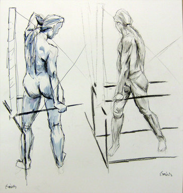 Gentleman stuck in nightmare of cardboard tubes and string