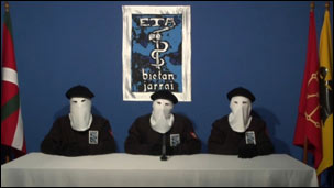 Integrantes do ETA. BBC