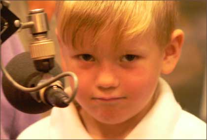 Child from Chernobyl on the Katie Johnson show