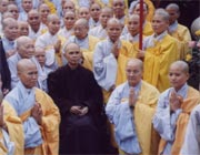 A delegation of monks
