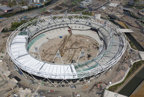 The Olympic Stadium in Stratford