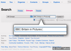 How do I join the BBC group image: step 1