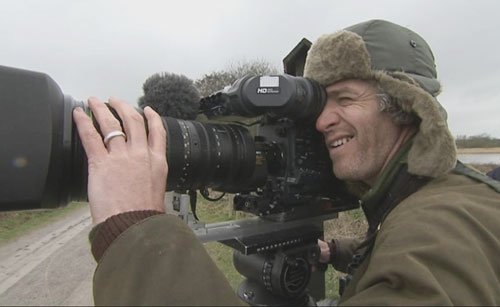 Gordon Buchanan filming