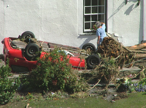 The north Cornwall village of Boscastle