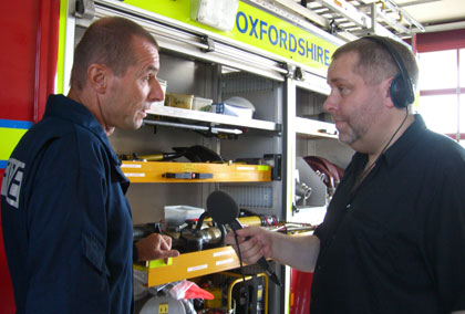 Danny Cox meets Station Manager Doug Minter 