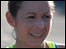 Jo Pavey at the end of the 2008 Great North Run