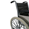 Close-up image of a manual wheelchair