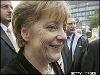 Angela Merkelová v Drážďanech
