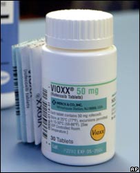 Frasco de Vioxx