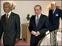 Kofi Annan ve Tasos Papadopulos
