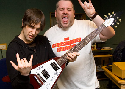 Our Rallyoke guests in Belfast pop into the studio