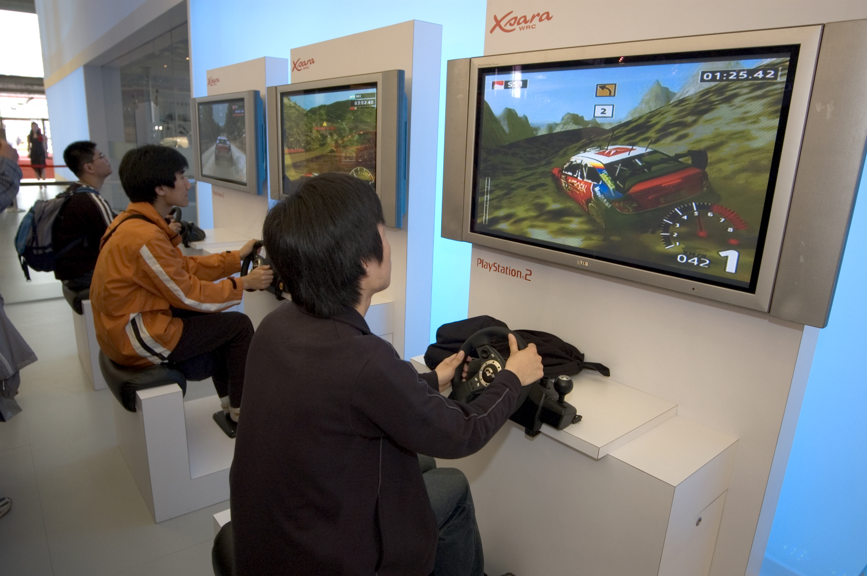 PlayStation gamers in Shanghai