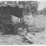'How on earth can we fit in all these boxes of apples?' Fortunately another team member soon came to help.
