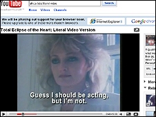 Total Eclipse of the Heart YouTube literal video