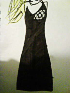 Mosaic mirror eye dress