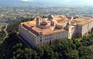 Photograph showing the restored monastery at Cassino