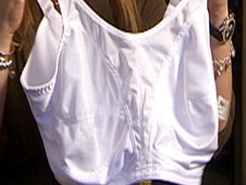 A sports bra