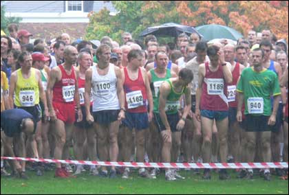 Runners in the Malvern Beacons Race