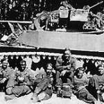 On Patrol, stopped for a brew!