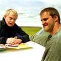 Steve Varden (Sandy) and Derek Jacobi (Victor)