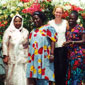 Stella with friends in Tanzania