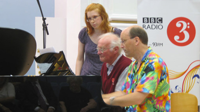 Image from BBC Radio 3 Pianothon, Leeds 2009