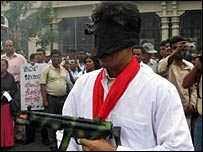 Journalist protest