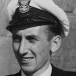 Walter Thain in the uniform of the Royal Navy taken about 1940