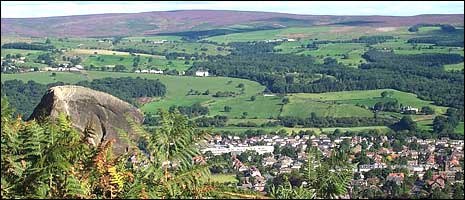 Ilkley from above