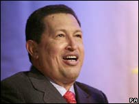 Preşedintele Venezuelei, Hugo Chavez