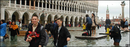 Flooding in Venice 