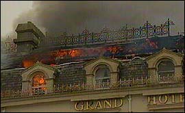 The roof of The Grand Hotel on Plymouth Hoe