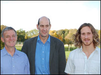 Frank Whitlock, Paul Turner and Neil Martin 