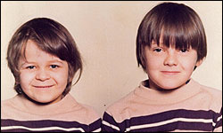 Andy with his brother Graham